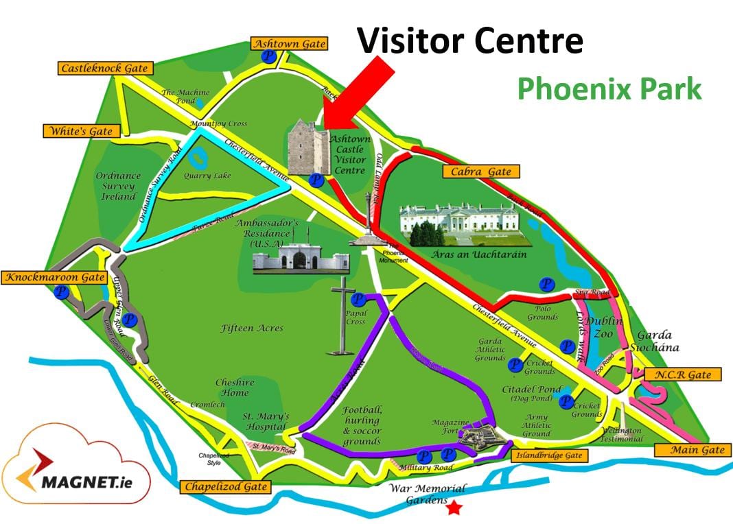 Phoenix პარკის რუკა