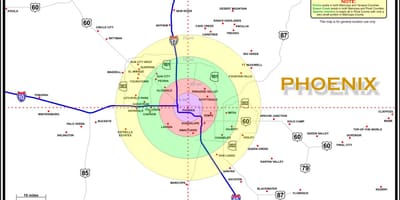 Map of the Phoenix ფართი