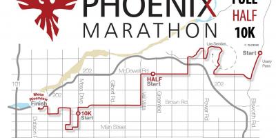 რუკა Phoenix maraton